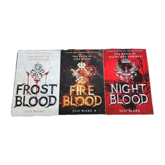 Other - Frostblood Saga Complete PB Set Elly Blake YA High Fantasy Romance Lot Of 3